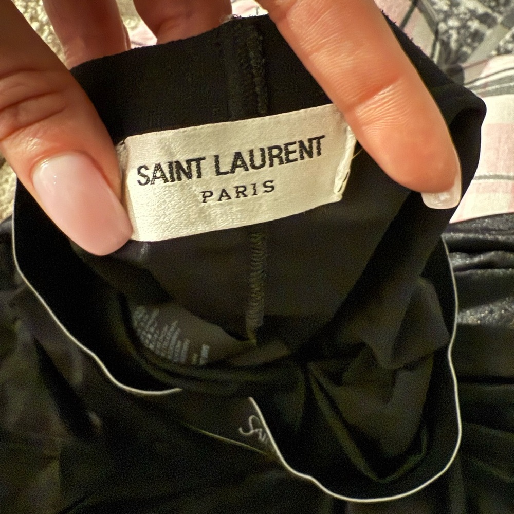 Saint Laurent Black Leggings - Picture 4 of 5